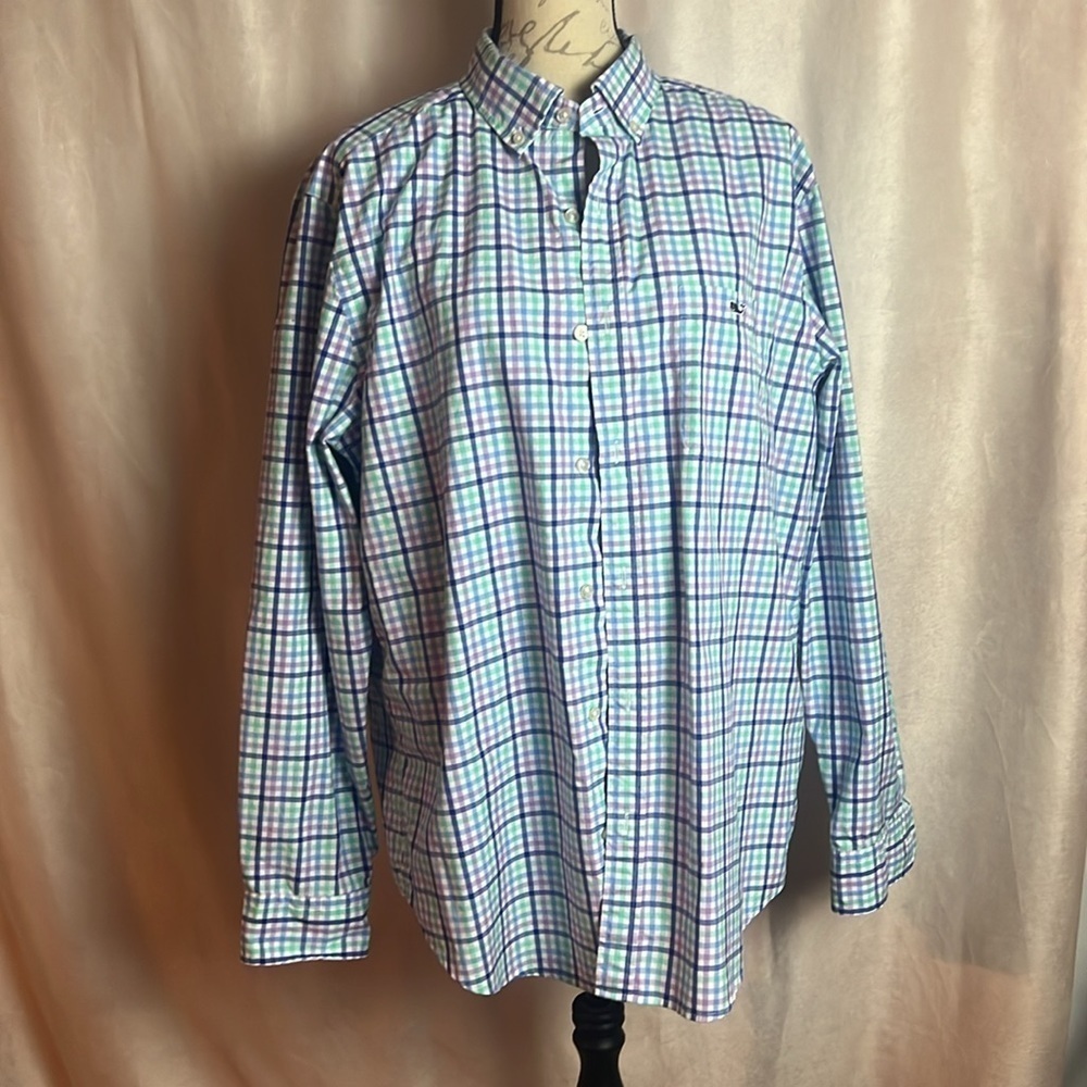 Tucker Gaspar Classic Fit Gingham Sport Shirt
vineyard vines Large